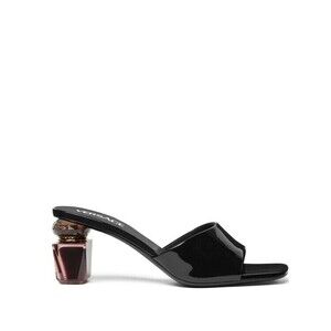 Versace Sculpted Heel Slip-On Sandals - NWT